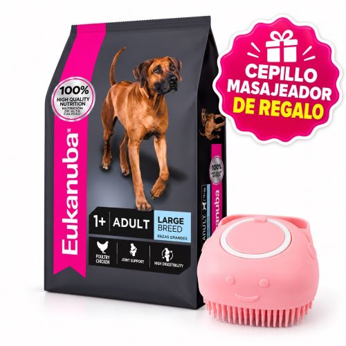 Eukanuba Large Adulto x 15kg+Cepillo Masajeador!!
