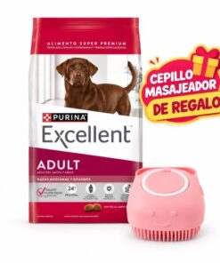 Excellent Dog Adulto x 20 kg+Cepillo Masajeador!!