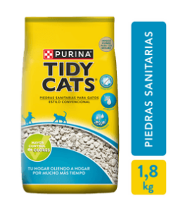 PiedraTidy Cats, Sanitario Para Gatos x 1.8 Kgs
