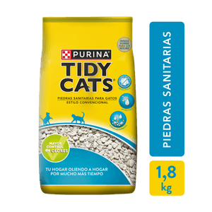 PiedraTidy Cats, Sanitario Para Gatos x 1.8 Kgs