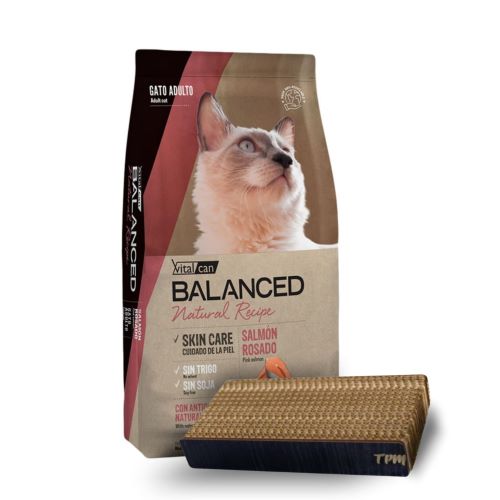 Vital Balanced Gato N.Recipe Salmón 7,5kg+Rascador Eco mini de regalo!