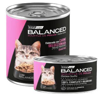 Balanced Souffle Gato Cachorro Pollo 340/85grs