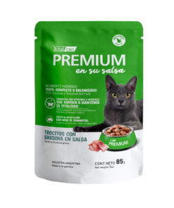 Pouch Premium Gato Adulto Sardina.x 85grs