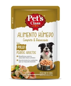 Pouch Pets Class Perro Pollo x 100grs
