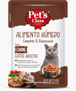 Pouch Pets Class Gato Carne x 85grs